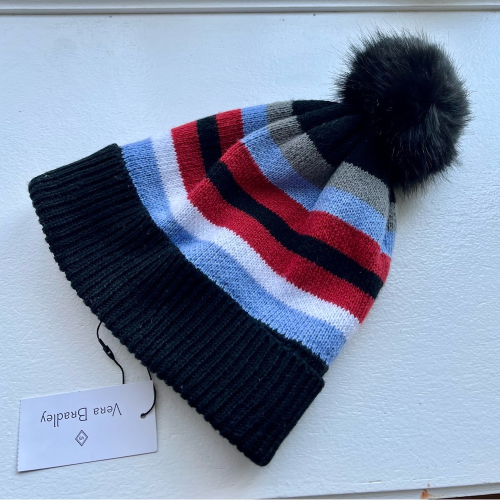 Vera Bradley Cozy Hat, faux fur